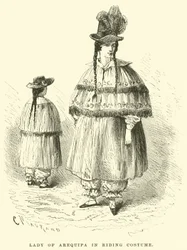 Lady of Arequipa in Riding Costume